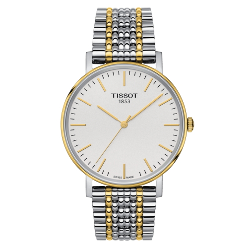 Tissot Everytime Medium Stainless Steel / Yellow Gold PVD / Silver / Bracelet